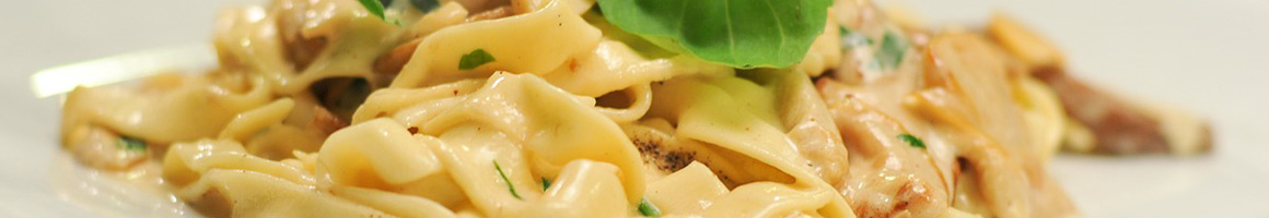 Eating Italian at Zucchero e Pomodori restaurant in New York, NY.